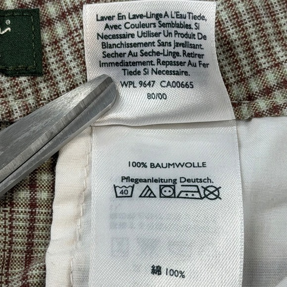 Eddie Bauer Mercer Fit Shorts Women 2 Brown Plaid 100% Cotton Excellent WPL 9647 - Picture 6 of 11